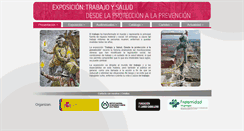 Desktop Screenshot of expotrabajoysalud.es